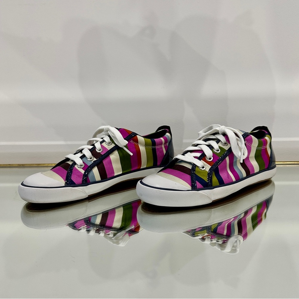 Vintage | Coach | Barrett Blue Sneakers | 8.5B